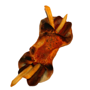 Hot dog con patatine